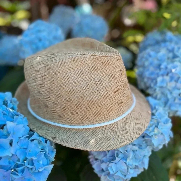 Matte  Toyo Fedora Trillby with String Trim - Picture 1 of 13